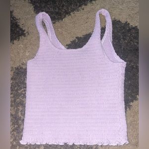 hollister purple tank top xs